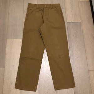 Carhartt WIP Single Knee Carpenter Work Pants (Hamilton Brown, Size 32 X 32)